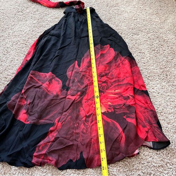 Alice + Olivia Corine Mini Dress in Peony Petals - Picture 10 of 11